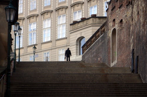 Poslanec na Zámeckých schodech